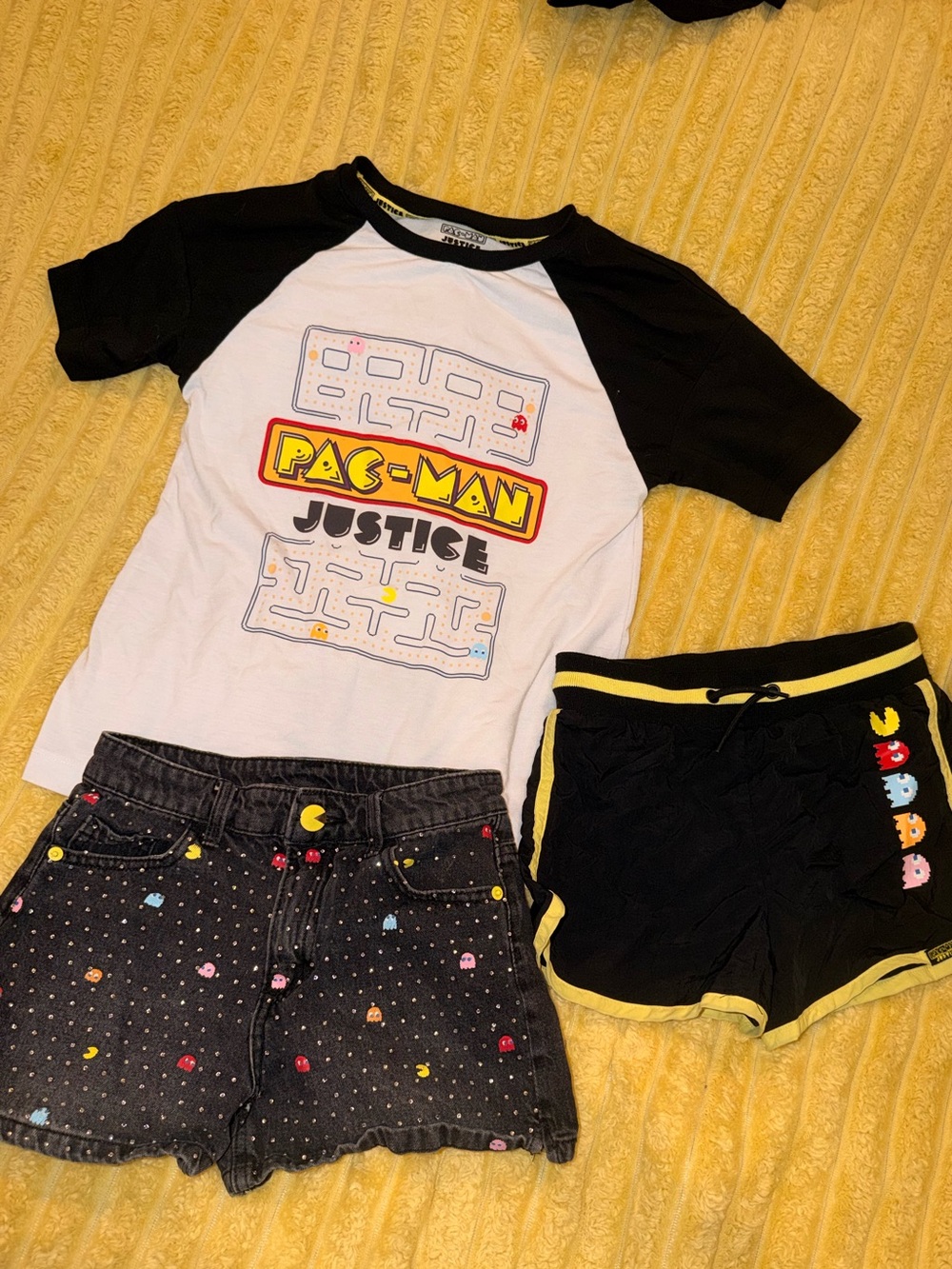 Justice Pac-Man Gaming Gamer Retro school Clothes Lot Bundle size Girls 10